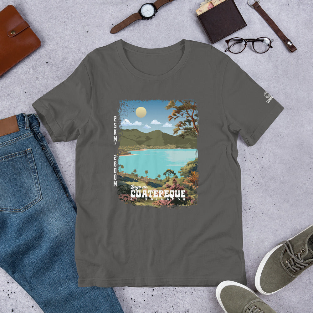 Camiseta unisex Lago de Coatepeque