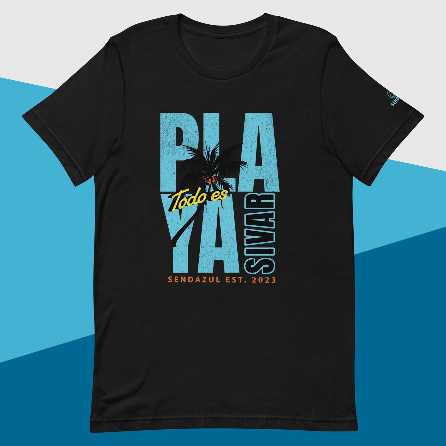 Camiseta unisex Todo es playa