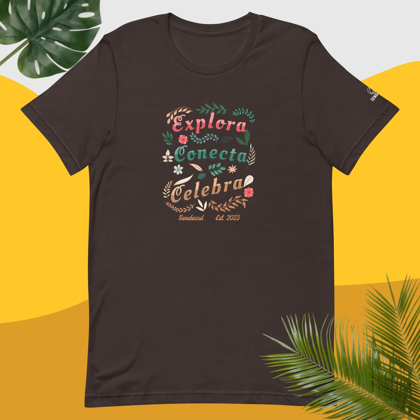 Camiseta unisex Explora Conecta Celebra